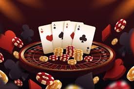 perkasa togel live dealer table with Texas Hold'em Bonus cards shown